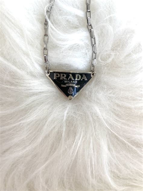 prada choker chain|prada necklace.